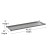 Flash Furniture NH-GU-2448-GG Galvanized Adjustable Under Shelf for 24" x 48" Stainless Steel Tables addl-4
