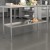 Flash Furniture NH-GU-2460-GG Galvanized Adjustable Under Shelf for 24" x 60" Stainless Steel Tables addl-1