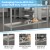 Flash Furniture NH-GU-2460-GG Galvanized Adjustable Under Shelf for 24" x 60" Stainless Steel Tables addl-3