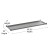 Flash Furniture NH-GU-2460-GG Galvanized Adjustable Under Shelf for 24" x 60" Stainless Steel Tables addl-4