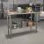 Flash Furniture NH-WT-2448BSP-GG Stainless Steel 18 Gauge Work Table with 1.5" Backsplash and Undershelf, 48"W x 24"D x 36"H addl-1
