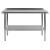 Flash Furniture NH-WT-2448BSP-GG Stainless Steel 18 Gauge Work Table with 1.5" Backsplash and Undershelf, 48"W x 24"D x 36"H addl-8