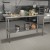 Flash Furniture NH-WT-2460BSP-GG Stainless Steel 18 Gauge Work Table with 1.5" Backsplash and Undershelf, 60"W x 24"D x 36"H addl-1