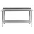 Flash Furniture NH-WT-2460BSP-GG Stainless Steel 18 Gauge Work Table with 1.5" Backsplash and Undershelf, 60"W x 24"D x 36"H addl-8