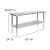 Flash Furniture NH-WT-2460-GG Stainless Steel 18 Gauge Work Table with Undershelf, 60"W x 24"D x 34.5"H addl-5