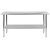 Flash Furniture NH-WT-2460-GG Stainless Steel 18 Gauge Work Table with Undershelf, 60"W x 24"D x 34.5"H addl-8
