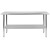 Flash Furniture NH-WT-2460-GG Stainless Steel 18 Gauge Work Table with Undershelf, 60"W x 24"D x 34.5"H addl-8