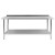 Flash Furniture NH-WT-3072BSP-GG Stainless Steel 18 Gauge Work Table with 1.5" Backsplash and Undershelf, 72"W x 30"D x 36"H addl-9