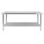 Flash Furniture NH-WT-3072-GG Stainless Steel 18 Gauge Work Table with Undershelf, 72"W x 30"D x 34.5"H addl-8