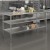 Flash Furniture NH-WT-GU-3072-GG Stainless Steel 18 Gauge Work Table with 2 Undershelves, 72"W x 30"D x 34.5"H, NSF addl-1