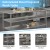 Flash Furniture NH-WT-GU-3072-GG Stainless Steel 18 Gauge Work Table with 2 Undershelves, 72"W x 30"D x 34.5"H, NSF addl-3