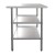 Flash Furniture NH-WT-GU-3072-GG Stainless Steel 18 Gauge Work Table with 2 Undershelves, 72"W x 30"D x 34.5"H, NSF addl-6