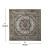 Flash Furniture NR-RGB401-55-IV-GG Mersin Persian Style 5" x 5" Ivory Square Area Rug-Olefin Rug with Jute Backing addl-3
