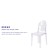 Flash Furniture OW-GHOSTBACK-18-GG Ghost Chair with Oval Back in Transparent Crystal addl-3