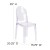 Flash Furniture OW-GHOSTBACK-18-GG Ghost Chair with Oval Back in Transparent Crystal addl-5