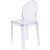 Flash Furniture OW-GHOSTBACK-18-GG Ghost Chair with Oval Back in Transparent Crystal addl-6