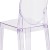 Flash Furniture OW-GHOSTBACK-18-GG Ghost Chair with Oval Back in Transparent Crystal addl-7