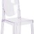 Flash Furniture OW-GHOSTBACK-24-GG Ghost Counter Stool with Oval Back in Transparent Crystal addl-10