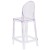 Flash Furniture OW-GHOSTBACK-24-GG Ghost Counter Stool with Oval Back in Transparent Crystal addl-6