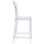 Flash Furniture OW-GHOSTBACK-24-GG Ghost Counter Stool with Oval Back in Transparent Crystal addl-8