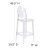 Flash Furniture OW-GHOSTBACK-29-GG Ghost Barstool with Oval Back in Transparent Crystal addl-5