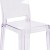 Flash Furniture OW-SQUAREBACK-18-GG Ghost Chair with Square Back in Transparent Crystal addl-10