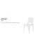 Flash Furniture OW-SQUAREBACK-18-GG Ghost Chair with Square Back in Transparent Crystal addl-3