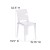 Flash Furniture OW-SQUAREBACK-18-GG Ghost Chair with Square Back in Transparent Crystal addl-5
