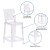Flash Furniture OW-SQUAREBACK-24-GG Ghost Counter Stool with Square Back in Transparent Crystal addl-4
