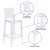 Flash Furniture OW-SQUAREBACK-29-GG Ghost Barstool with Square Back in Transparent Crystal addl-4