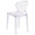 Flash Furniture OW-TEARBACK-18-GG Ghost Chair with Tear Back in Transparent Crystal addl-4