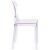Flash Furniture OW-TEARBACK-18-GG Ghost Chair with Tear Back in Transparent Crystal addl-5