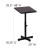 Flash Furniture XU-LECTERN-ADJ-GG Adjustable Height Lectern addl-1