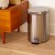 Flash Furniture PF-H008A12-M-GG Round Stainless Steel Soft Close Step Trash Can 3.2 Gallons addl-1
