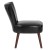 Flash Furniture QY-A02-BK-GG Hercules Holloway Series Black LeatherSoft Retro Chair addl-5
