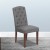 Flash Furniture QY-A18-9325-GY-GG Hercules Grove Park Series Gray Fabric Tufted Parsons Chair addl-1