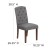 Flash Furniture QY-A18-9325-GY-GG Hercules Grove Park Series Gray Fabric Tufted Parsons Chair addl-4