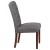 Flash Furniture QY-A18-9325-GY-GG Hercules Grove Park Series Gray Fabric Tufted Parsons Chair addl-7