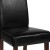 Flash Furniture QY-A37-9061-BKL-GG Black LeatherSoft Panel Back Mid-Century Parsons Dining Chair addl-6