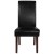 Flash Furniture QY-A37-9061-BKL-GG Black LeatherSoft Panel Back Mid-Century Parsons Dining Chair addl-8