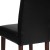 Flash Furniture QY-A37-9061-BKL-GG Black LeatherSoft Panel Back Mid-Century Parsons Dining Chair addl-9