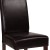 Flash Furniture QY-A37-9061-BRNL-GG Brown LeatherSoft Upholstered Panel Back Mid-Century Parsons Dining Chair addl-6