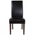 Flash Furniture QY-A37-9061-BRNL-GG Brown LeatherSoft Upholstered Panel Back Mid-Century Parsons Dining Chair addl-8