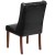Flash Furniture QY-A91-BK-GG Hercules Preston Series Black LeatherSoft Tufted Parsons Chair addl-3