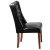 Flash Furniture QY-A91-BK-GG Hercules Preston Series Black LeatherSoft Tufted Parsons Chair addl-5