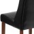 Flash Furniture QY-A91-BK-GG Hercules Preston Series Black LeatherSoft Tufted Parsons Chair addl-8
