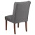 Flash Furniture QY-A91-GY-GG Hercules Preston Series Gray Fabric Tufted Parsons Chair addl-5