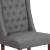 Flash Furniture QY-A91-GY-GG Hercules Preston Series Gray Fabric Tufted Parsons Chair addl-6