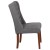 Flash Furniture QY-A91-GY-GG Hercules Preston Series Gray Fabric Tufted Parsons Chair addl-7