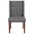 Flash Furniture QY-A91-GY-GG Hercules Preston Series Gray Fabric Tufted Parsons Chair addl-8